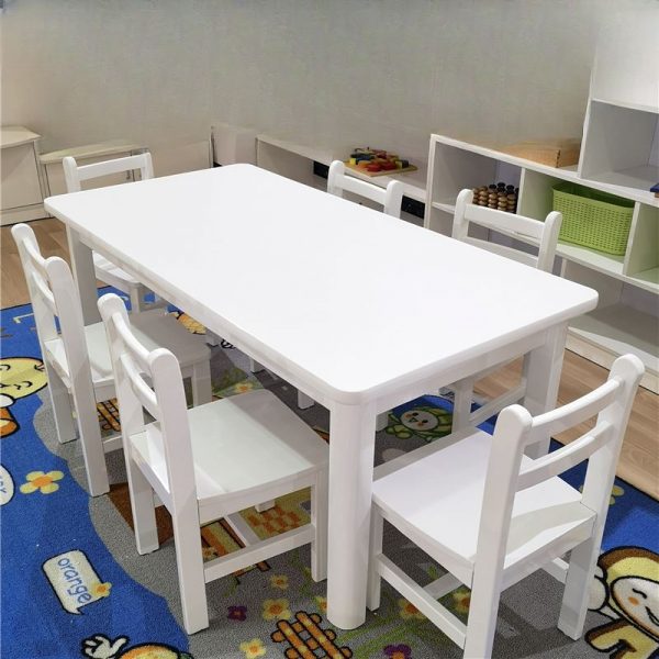 "Timber White/Natural Finish Kids Computer Desk"